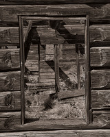 Old Cabin Window Infrared GTNP 02310