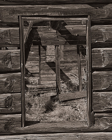 Old Cabin Window Infrared GTNP 02310