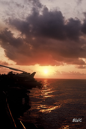 USS Hancock, Yankee Station, Vietnam, May 1971